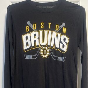 NHL Boston Bruins Black Long Sleeve Tee